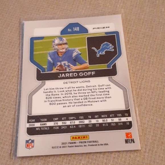 4 NFL Cards Cowboys Chargers Colts Lions Herbert Lamb Goff Ehlinger - Picture 3 of 8